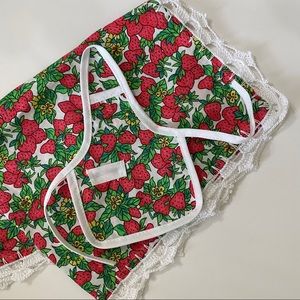 Kitchen towel and mini apron